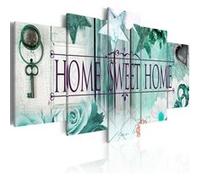 Tableau Key on the emerald background-Taille L 100 x H 50 cm