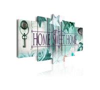 Tableau Key on the emerald background-Taille L 200 x H 100 cm