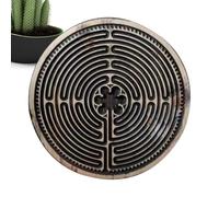 Tableau Labyrinthe à Doigts - de Puzzle Tactile en Bois, système de traçage de Chemin guidé, Tableau de Mise au Point pour soulager Le Stress, entraînement à la Coordination des Mains | 20x20c