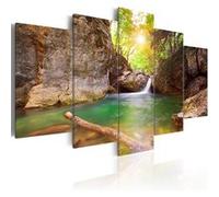 Tableau Lac cristallin-Taille L 200 x H 100 cm Imprimé G