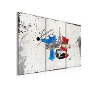 Tableau - Le voyageur français - triptyque - 90x60 Artgeist (4140) G