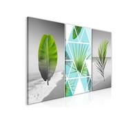 Artgeist - Tableau - Leaves on the Beach (3 Parts) cm NC