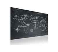 Tableau Leçon de géographie (en langue allemande)-Taille L 90 x H 60 cm