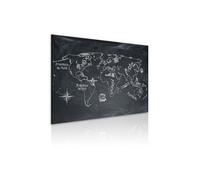 Tableau Leçon de géographie (langue française)-Taille L 90 x H 60 cm Imprimé