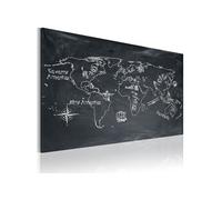 Tableau Leçon de géographie (langue tchèque)-Taille L 90 x H 60 cm Imprimé