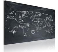 Tableau Leçon de géographie (langue tchèque)-Taille L 90 x H 60 cm Imprimé G