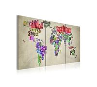 Tableau Leçon de géographie-Taille L 60 x H 30 cm Imprimé