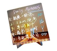 Tableau LED en acrylique transparent alimenté par USB, dessin éclairé pour restaurants, projets artistiques et décoration d'intérieur en acrylique transparent