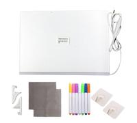 Tableau LED pour enfants, tableau de dessin avec lumière, outil de dessin avec 7 stylos de couleur pour enfants, adolescents, étudiants, enseignants, famille gribouillis