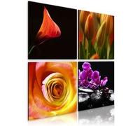 Tableau L'essence de la beauté-Taille L 80 x H 80 cm Multicolore G