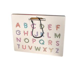 Tableau lettres magnétique - Recto verso activités préscolaires | alphabétiques enfant | Casse-tête écriture sensorielle bambin pour école maternelle jardin d' instruction maison, 31x25,