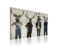 Tableau L'homme est un animal comme les autres-Taille L 120 x H 80 cm