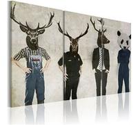 Tableau L'homme est un animal comme les autres-Taille L 120 x H 80 cm