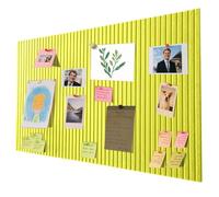 Tableau Liege Mural, 60 x 40 cm Tableau d'affichage décoratif en feutre avec ruban adhésif, panneau liege mural affichage photo vision board pour école, maison, cuisine, bureau
