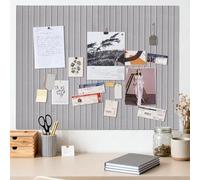 Tableau Liege Mural, 90 x 60 cm, Tableaux en Liège d'affichage décoratif en feutre avec ruban adhésif, panneau liege mural affichage photo vision board pour école, maison, cuisine, bureau