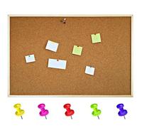 Creative Home 60 x 40 cm Tableau Liege Mural | Panneau Liege Mural | Tableau Liège | Tableau Cuisine | Petit Bureau | Tableau mural | Bureau mural | Vision Board | Inclus Punaises Tableau Liège