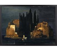 Tableau L'île des morts - Poster d'Arnold Böcklin avec cadre - Tableaux Symboliste Décoration - Affiche de Musées