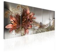 Tableau Lilies and Abstraction-Taille L 225 x H 90 cm Imprimé G