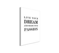 Tableau - Live Your Dream and Share Your Passion (1 Part) Vertical - 60x90 Artgeist (5715) G