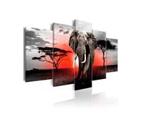 Tableau Lonely Elephant-Taille L 200 x H 100 cm