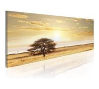 Tableau Lonely tree on savannah-Taille L 120 x H 40 cm Imprimé G