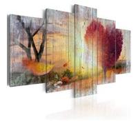 Tableau Lovers’ Autumn-Taille L 200 x H 100 cm Imprimé