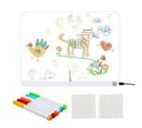 Tableau Lumineux à DEL avec Couleurs | Planche À Calque 35x26cm Jouets,Bloc de Croquis Éclairage LED,Pour Garçons Et Filles Croquis Écriture Coloriage Peinture Projets Artistiques Maison