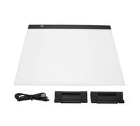 Tableau lumineux A3 ultra-mince, 12000 K, LED, gradation progressive, tablette lumineuse USB avec traceur pour le croquis et le dessin, dotée d’un filtre à lumière bleue, destinée