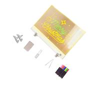 Tableau lumineux créatif en acrylique doté d ' une alimentation intégrée pour la zone d ' étude de l ' environnement de travail et la maison, tableau d ' affichage de présentation innovant