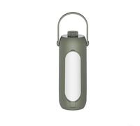 Tableau lumineux de camping à DEL extensible avec batterie de 10 000 mAh, luminosité réglable en 3 tons (1800 K à 7000 K), rechargeable par USB, pour tentes et aventures en plein air (vert, 10 000 mA)