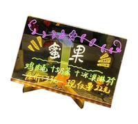 Tableau lumineux LED en acrylique transparent alimenté par USB pour restaurants, projets artistiques et décoration d'intérieur pour enfants