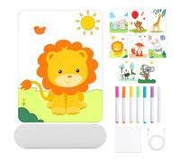 Tableau lumineux Message LED,20x15cm Tableau Magique Acrylique avec 6Stylo