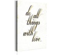 Tableau Ma maison: Things with love-Taille L 40 x H 60 cm