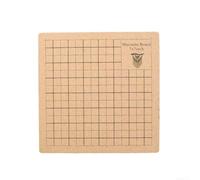 Tableau Macramé pour bois 18x18cm Grid pour Nœuds Tableau Macramé | pour surface liège grillée, mesure précise des nœuds, idéal macramé complexe, 18x18cm compact