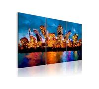 Tableau Mad city triptych-Taille L 60 x H 40 cm Imprimé