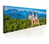 Tableau Magic Places: Neuschwanstein Castle-Taille L 120 x H 40 cm Imprimé