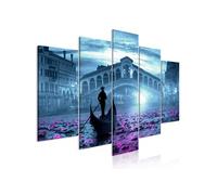 Tableau - Magic Venice (5 Parts) Wide Blue - 100x50 (5959)