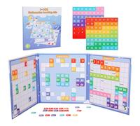 Tableau magnétique à Cent - Tableau de comptage des mathématiques Ressources éducatives Aide à l'apprentissage interactif | Outil d'enseignement préscolaire pour, garçons et Filles, Pratique à