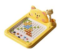 Tableau Magnétique À Points,Ardoise Magnétique Dessin avec Stylo pour Tout-Petits,Jeu Éducatif Interactif pour de 2 à 5 Ans | Pour De 2 À 5 Ans Garçons Et Filles