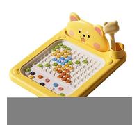 Tableau Magnétique À Points | Tableau Dessin Magnétique Avec Stylet Pour Tout-Petits - Jeu Éducatif Interactif pour de 2 à 5 Ans | Jeu Filles Garçons