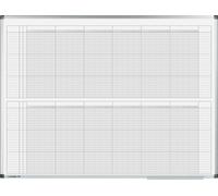 Tableau magnétique BFP Jahresplaner im Halbjahresformat | 90 x 120cm 8713797028172 taille ks EU