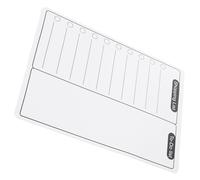 Tableau Magnétique Blanc Effaçable, Liste et Calendrier Noël | Surface Lisse Réutilisable, Aimant Souple sans Adhésif, Organisation Hebdomadaire, pour Armoires Magnétiques et Logements