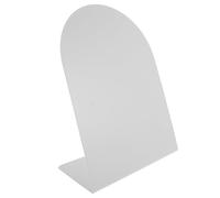 Tableau Magnétique de Bureau Blanc en Fer, Petit Mémo vertical | Surface Aimantée, Support Stable, Aimants Inclus, pour Notes, Horaires et Documents Importants au Bureau