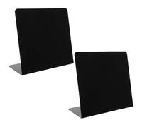 Tableau Magnétique de Bureau Double Face 2 Pièces, en Fer Noir | Maison, Accueil, Deux Panneaux Séparés, Rappels Portables pour Agenda, Surface Mate Solide, École ou Espace de Travail