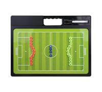 Tableau Magnétique de Coaching de Football | Matériel d'Écriture,Tableau Stratégique Football Double Face avec Stylo Marqueur | pour Entraînement Joueurs Planification Stratégie Match