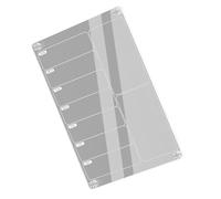 Tableau magnétique de réfrigérateur en acrylique transparent effaçable pour planification et organisation des tâches réduisant les déchets