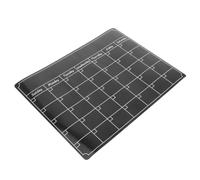 Tableau Magnétique Effaçable Noir pour Planning Familial et Bureau | Surface Lisse en Papier Couché, Support Souple Aimanté, Aide aux Listes de Tâches, Organisation Quotidienne, Classe