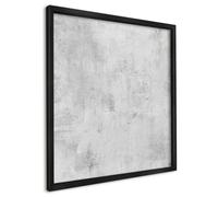 Tableau Magnétique Mural 50x50 cm | Cadre Noir | Béton Brut