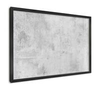 Tableau Magnétique Mural 60x40 cm | Cadre Noir | Béton Brut