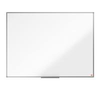 Nobo Tableau Blanc Magnétique Émaillé, 1200 x 900mm, Cadre Aluminium, Montage Mural par les Coins, Porte-Marqueur Inclus, Essence, Blanc, 1915453